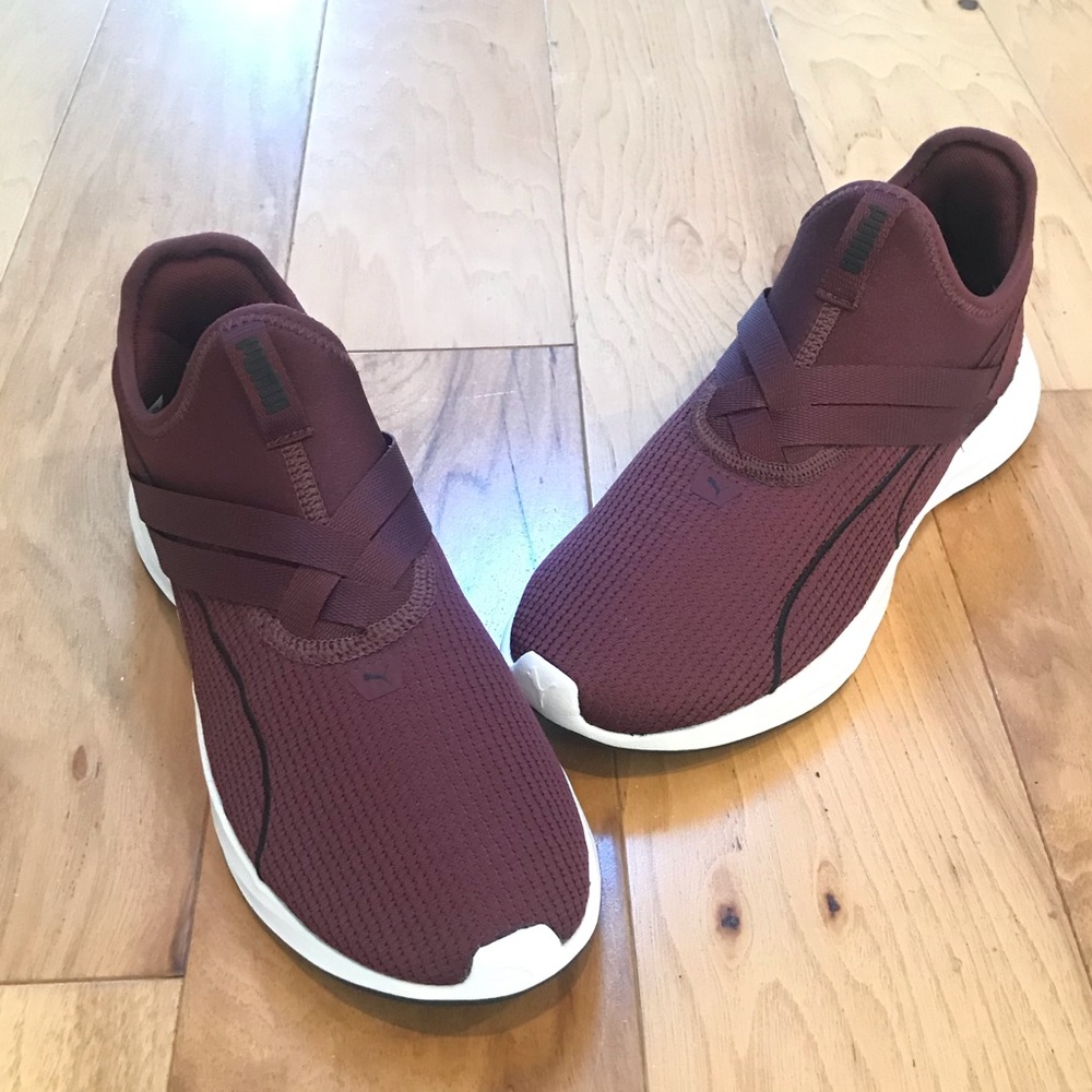 NWOT women’s wine/magenta PUMA slip on sneaker 7